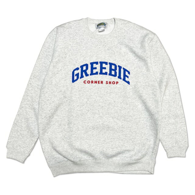 y Greebie / Ryukyu store Sweat / ASH GRAY z@O[r[@N[lbN@XEFbg@g[i[@AbVO[@AbV@O[@DF@