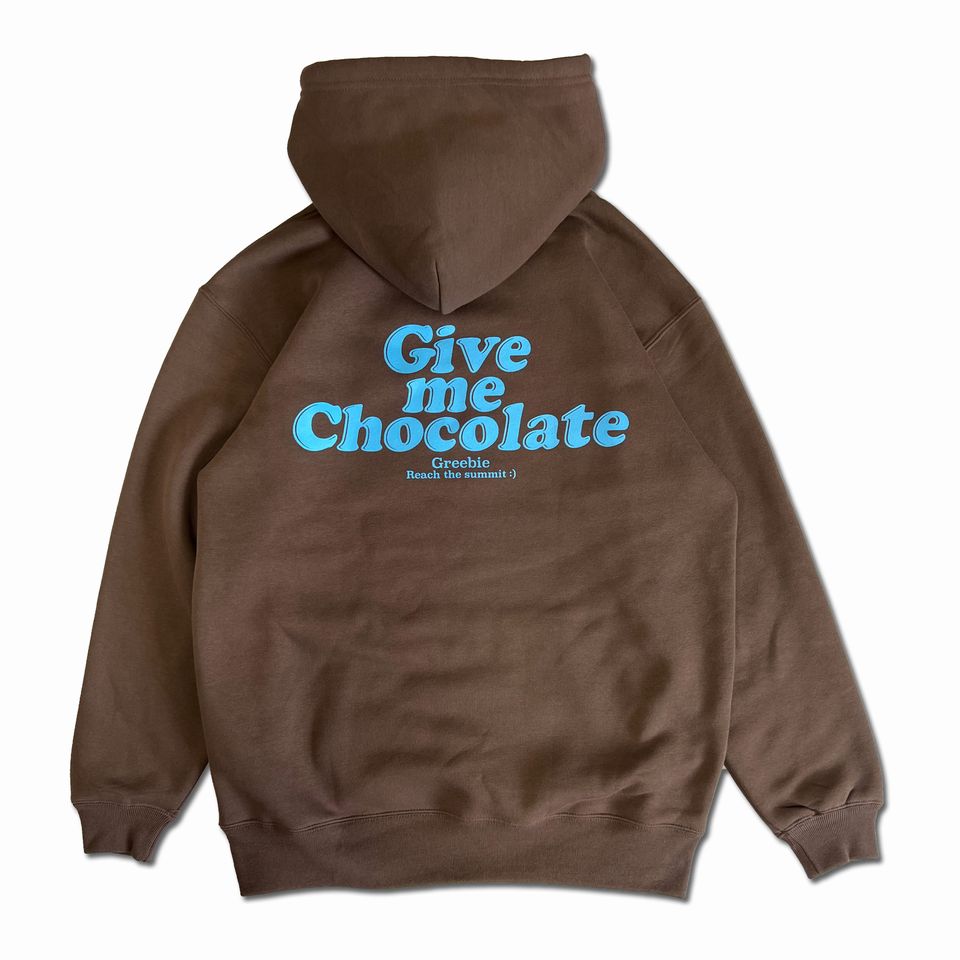 y Greebie / Give me Chocolate Hoodie / Coconut milk ~ BROWN z@O[r[ p[J[ t[fB XEFbg uE@F 
