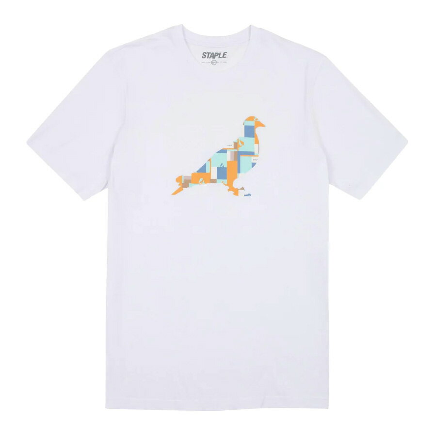 y STAPLE / PIGEON LOGO TEE / WHITE ~ GOLD z@XeCv@sW@TVc@@zCg@@