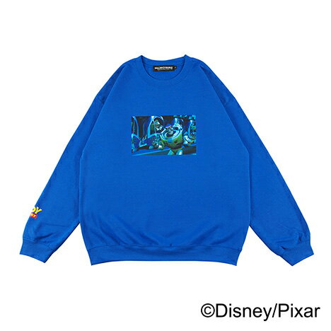 y ROLLING CRADLE / End roll CREW NECK / BLUE z@[ONCh@N@TOYSTORY gCXg[[@N[lbN@XEFbg@u[@@