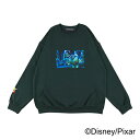 【 ROLLING CRADLE / End roll CREW NECK / GREEN 】　ローリングクレイドル　ロリクレ　TOYSTORY トイストーリー　クルーネック　スウェット　グリーン　緑　送料無料