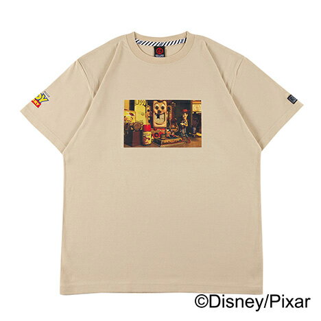 y ROLLING CRADLE / Woody collection TEE / BEIGE z@[ONCh@N@TOYSTORY@gCXg[[@TVc@@x[W@
