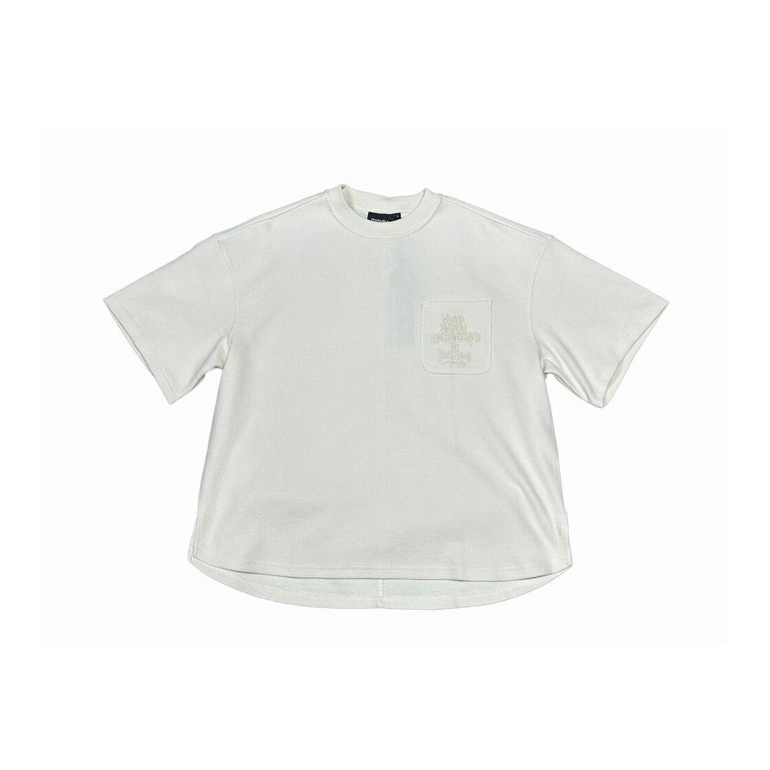 y MISHKA / waffle pocket tee / MILK WHITE z@~VJ@@TVc@|Pbg@|PT@@~NzCg@ItzCg@zCg@@