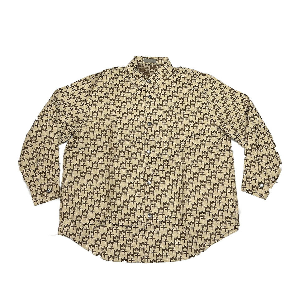 y MISHKA / CROWN PATTERNED SHIRTS / BEIGE z@~VJ@Vc@@@x[W@