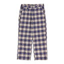 y ROLLING CRADLE / ORDINARY CHECK PANTS / WHITE z [ONCh N pc `FbN tl zCg u[  