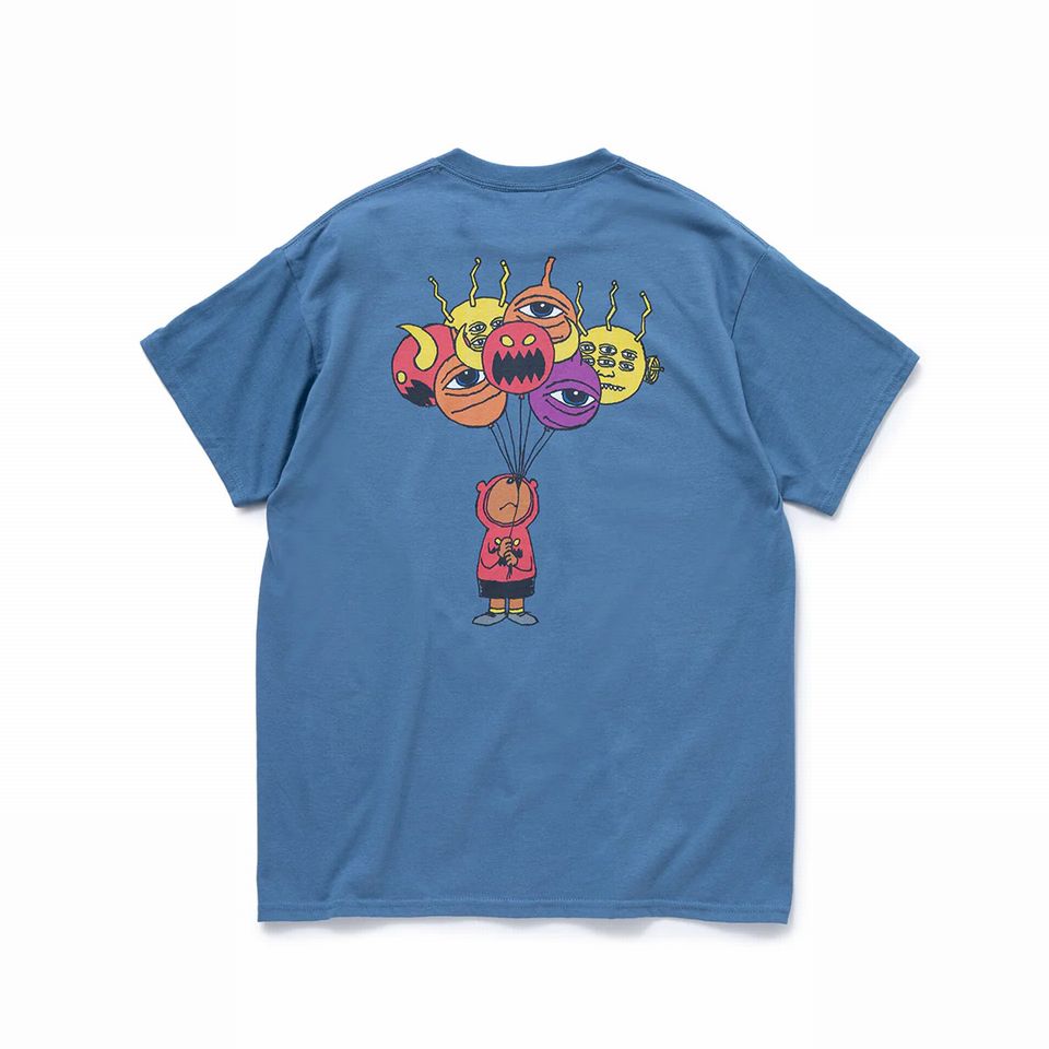 y TOYMACHINE / SKB3 collaboration / BALOON SS TEE / INDIGO BLUE z@gC}V[@sKetChboOok3@XPb`ubNX[@TVc@@CfBSu[@u[@@݃J[@