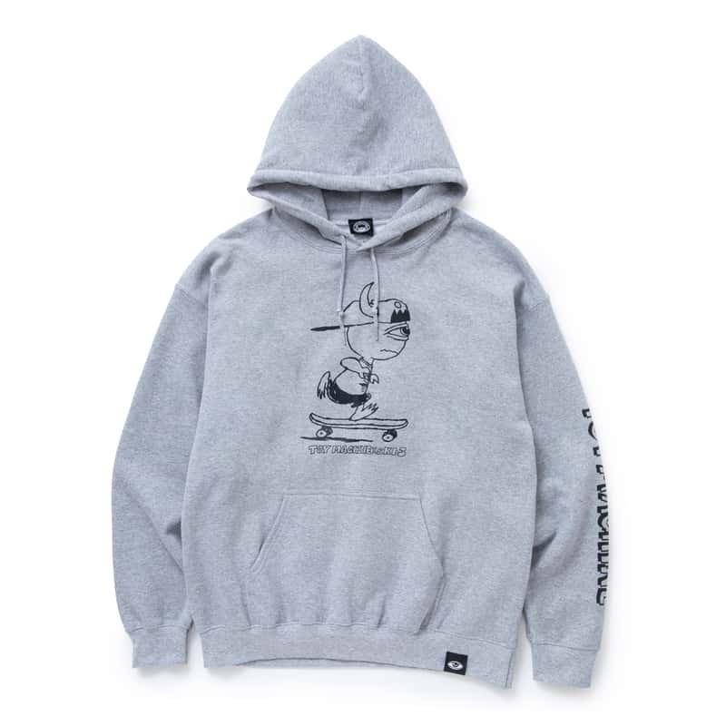 【 TOYMACHINE / SKB3 collaboration / SECT CRUISING SWEAT PARKA / MIX GRAY 】　トイマシーン　sKetChboOok3　スケッチブックスリー　パーカー　フーディ　スウェット　ミックスグレー　グレー　灰色　送料無料