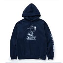 【 TOYMACHINE / SKB3 collaboration / SECT CRUISING SWEAT PARKA / NAVY 】 トイマシーン sKetChboOok3 スケッチブックスリー パーカー フーディ スウェット ネイビー 紺 送料無料