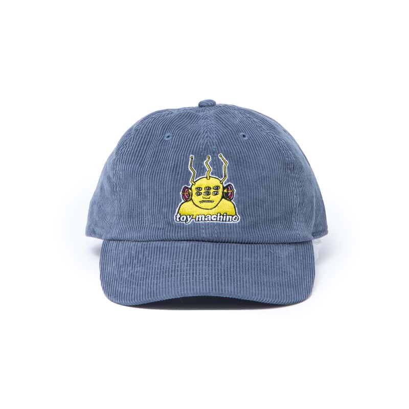 【 TOY MACHINE / TRANSMISSIONATOR CORDUROY CAP / BROWN 】 トイマシーン トイマ キャップ コーデュロイ ブルー グレー 中間色 送料無料
