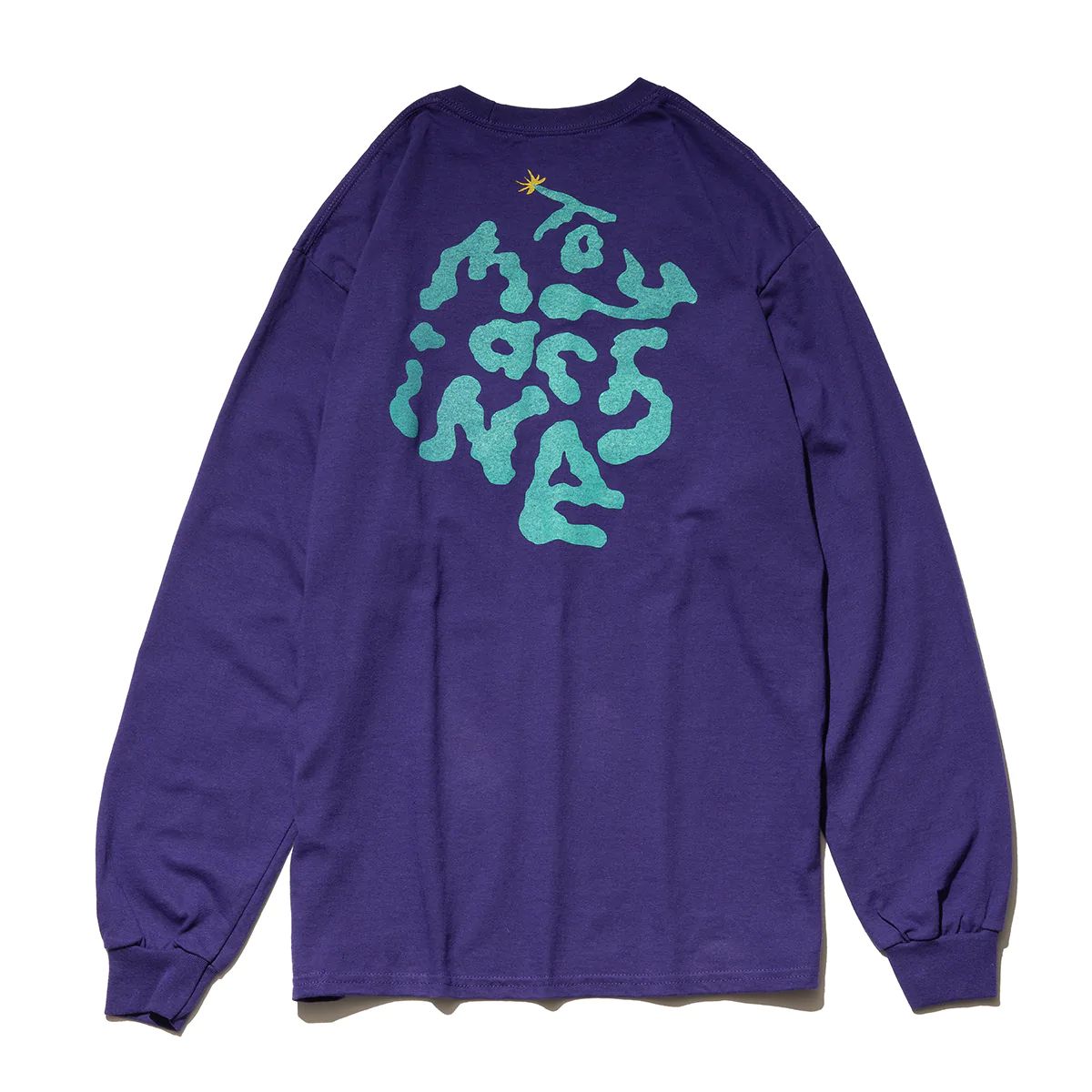 y TOYMACHINE / MARKED MONSTER EMBROIDERY LONG TEE / PURPLE z@gC}V[@gC}@TVc@@T@p[v@@