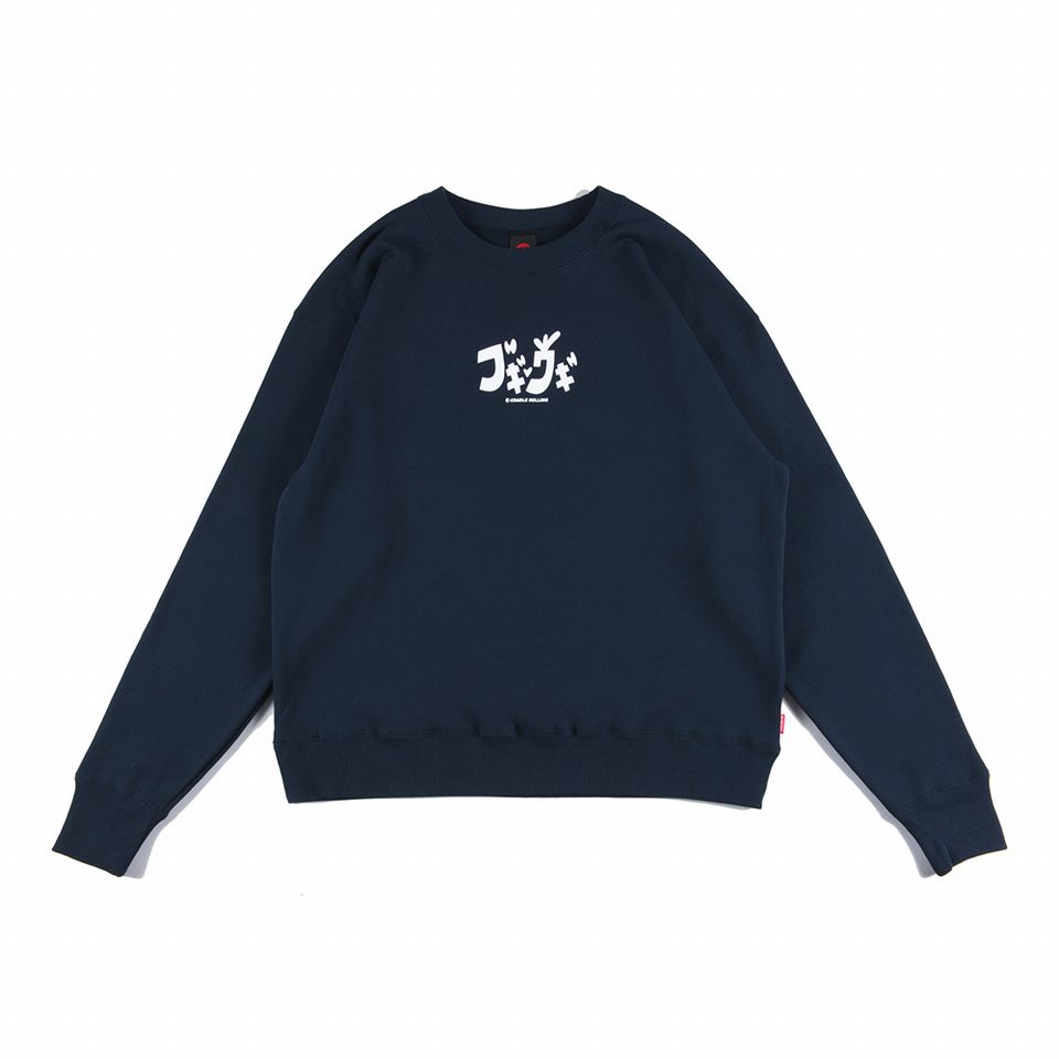 y ROLLING CRADLE / uMEM CREWNECK / NAVY z [ONCh N XEFbg N[lbN g[i[ lCr[