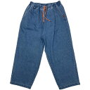 【 TOYMACHINE / VACCINE DENIM EGG PANTS / L . BLUE 】 トイマシーン トイマ パンツ デニム エッグパンツ Gパン ワイド シルエット ライト ブルー 青 送料無料