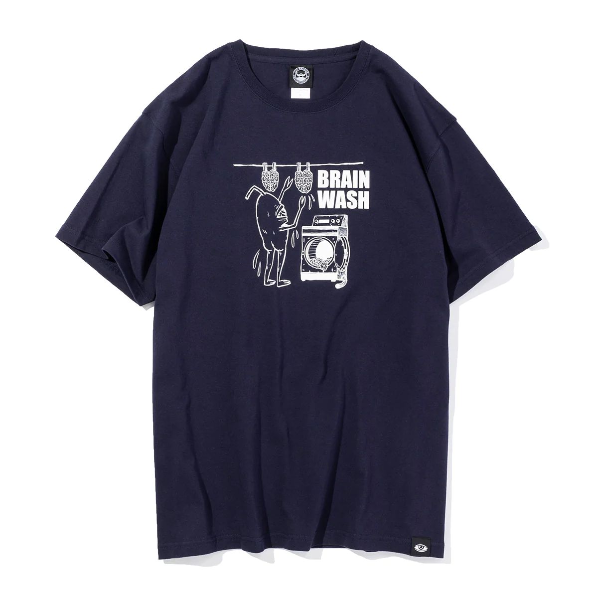 y TOYMACHINE / MAD MOUSE COMIC COLLAB BRAIN WASH SS TEE i HEAVY WEIGHT j / NAVY z@gC}V[@gC}@TVc@@wr[EFCg@lCr[@