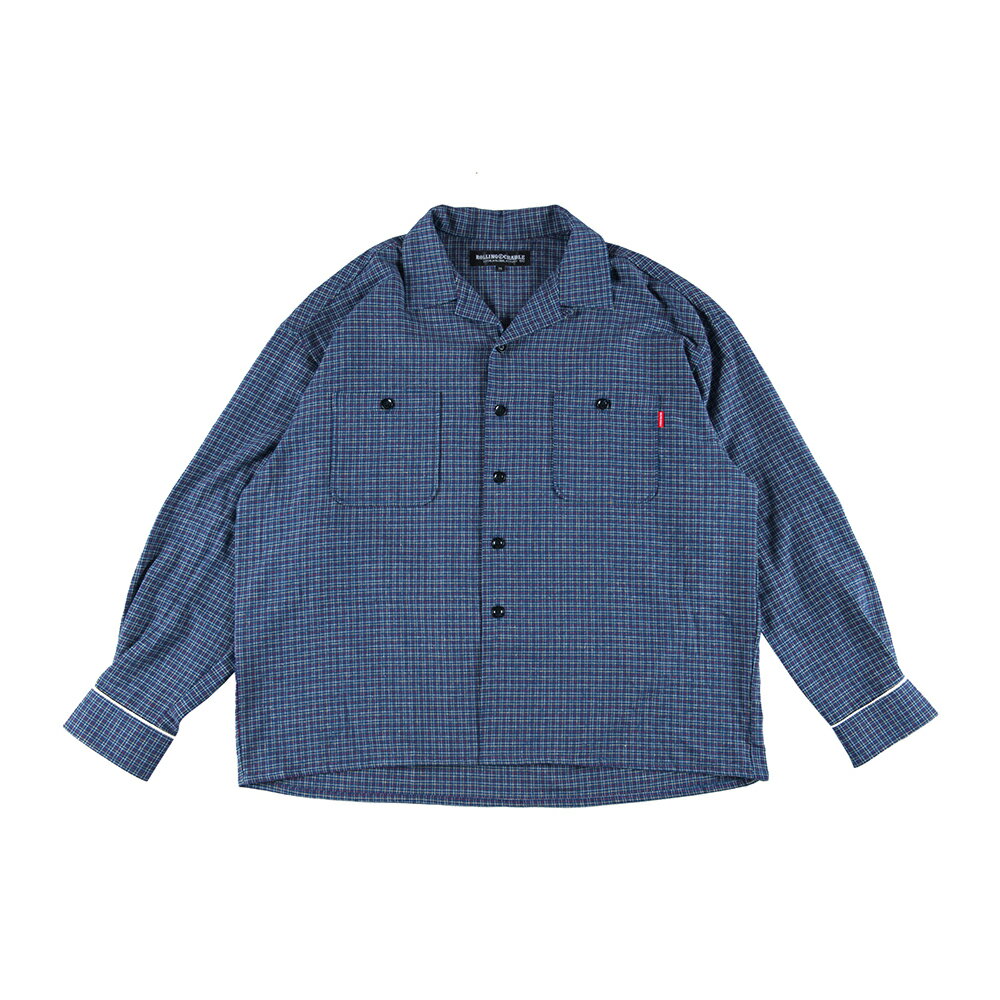 y ROLLING CRADLE / PAJAMAS CHECK SHIRT / NAVY z [ONCh N  Vc `FbN tl I[vJ[ J lCr[ 