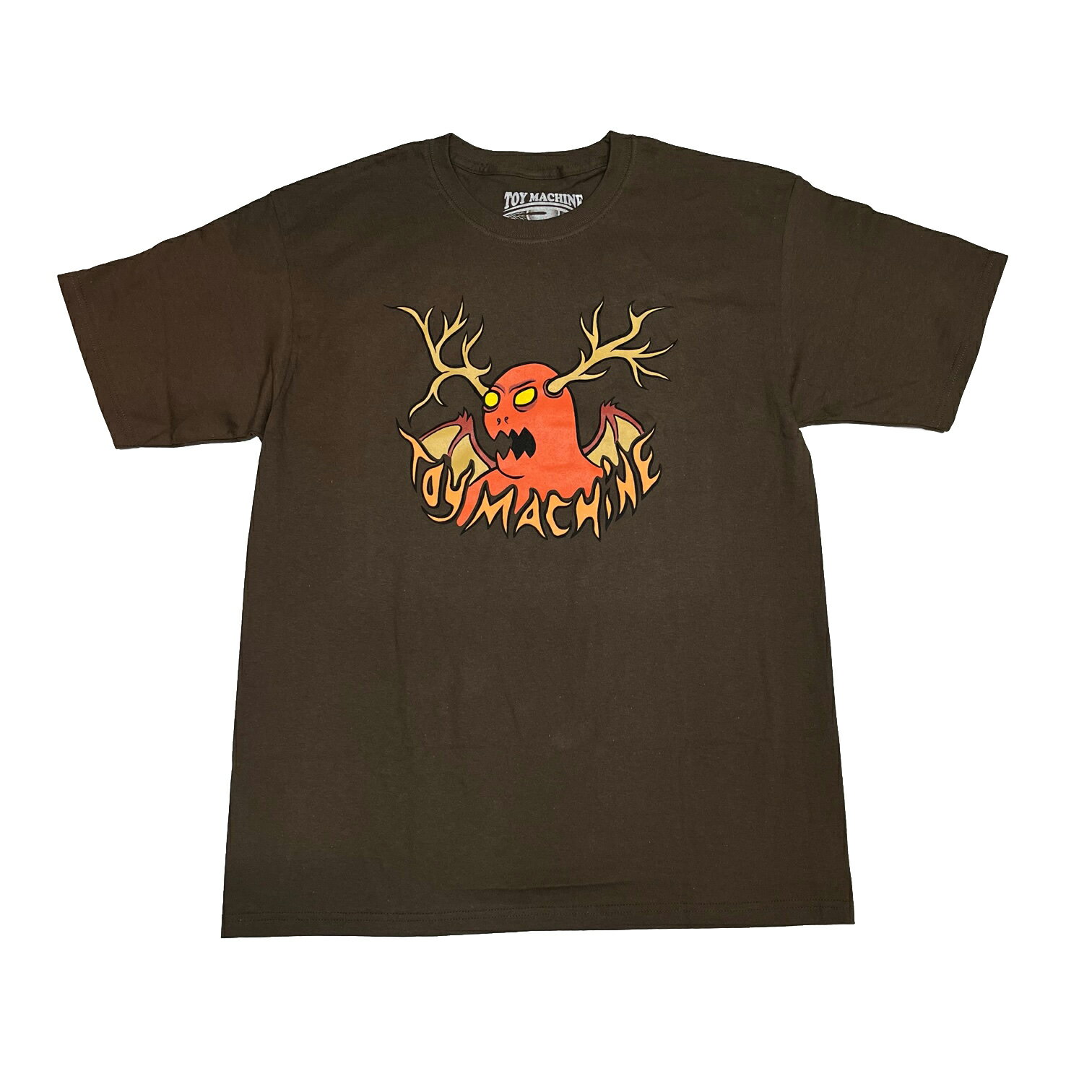 y TOYMACHINE / ANTLER MONSTER TEE / CHOCOLATE z gC}V[  TVc uE  XP[g{[h