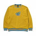 【 TOYMACHINE / OG MONSTER RIB LINE SWEAT CREW NECK / MUSTARD 】 トイマシーン スウェット トレーナー クルーネック マスタード イエロー 黄