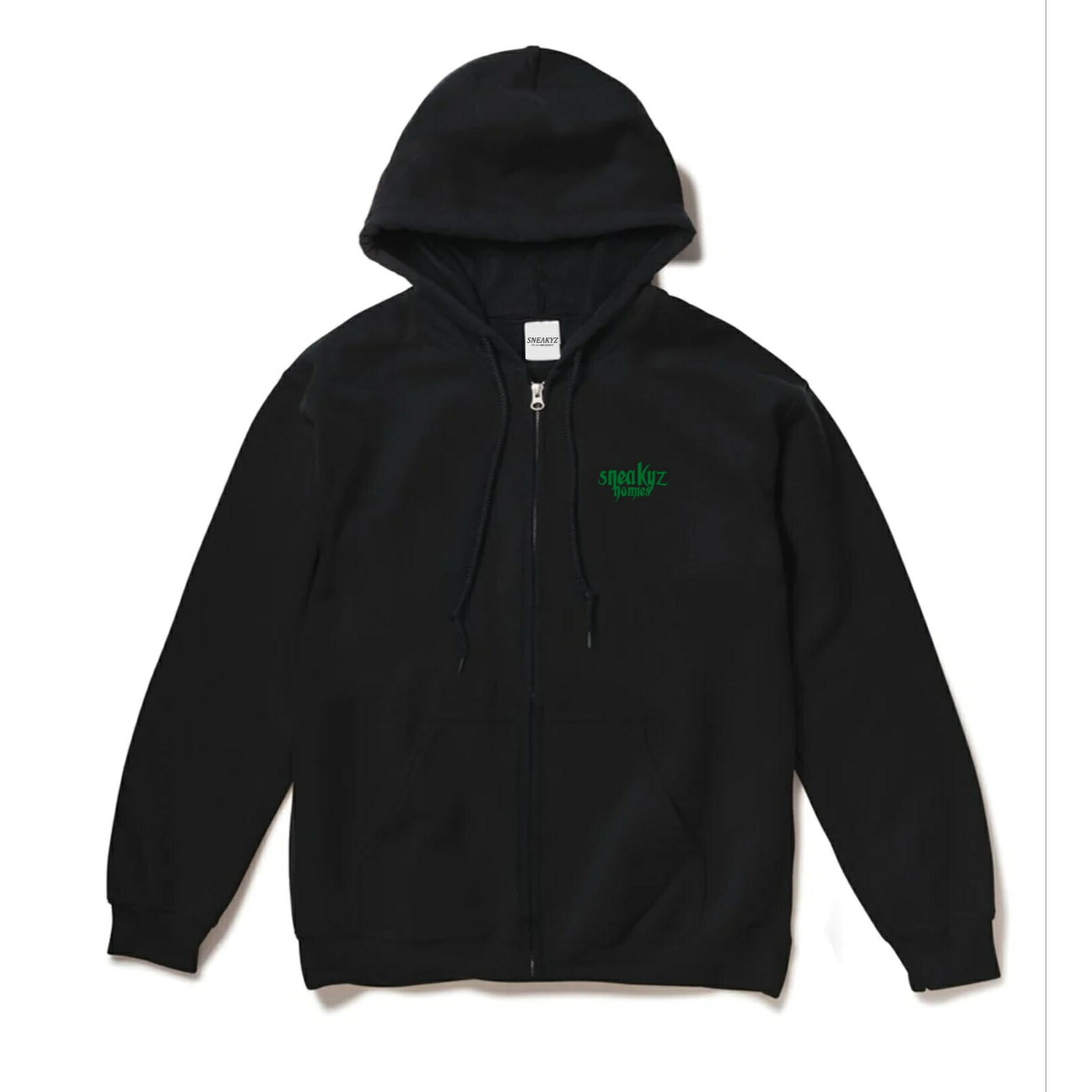 y SNEAKYZ / HOMIES ZIPUP HOODIE / BLACK z Xj[L[Y XEFbg p[J[ t[fB WbvAbv Xm[{[h XP[g{[h ubN 