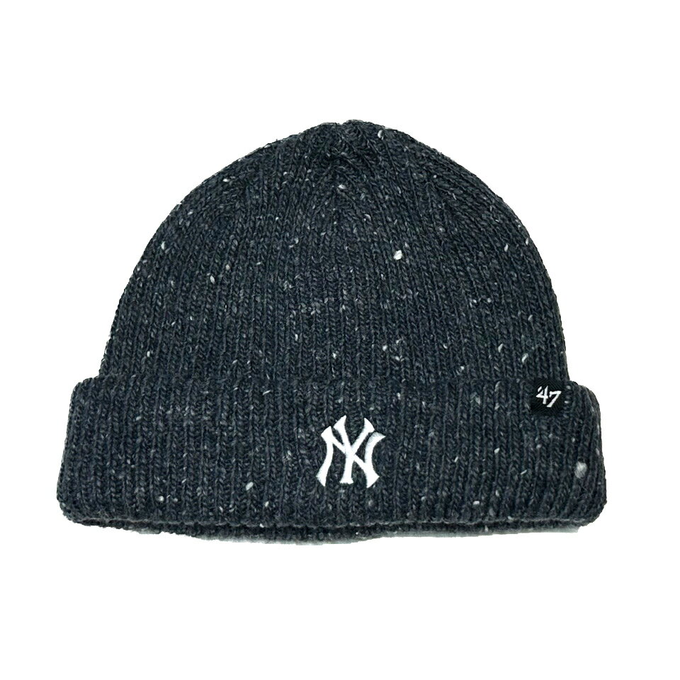 y '47 MOTTLE CUFF KNIT Yankees / NAVY z tH[eB[Zu jbgLbv r[j[ MLB L[X lCr[ 