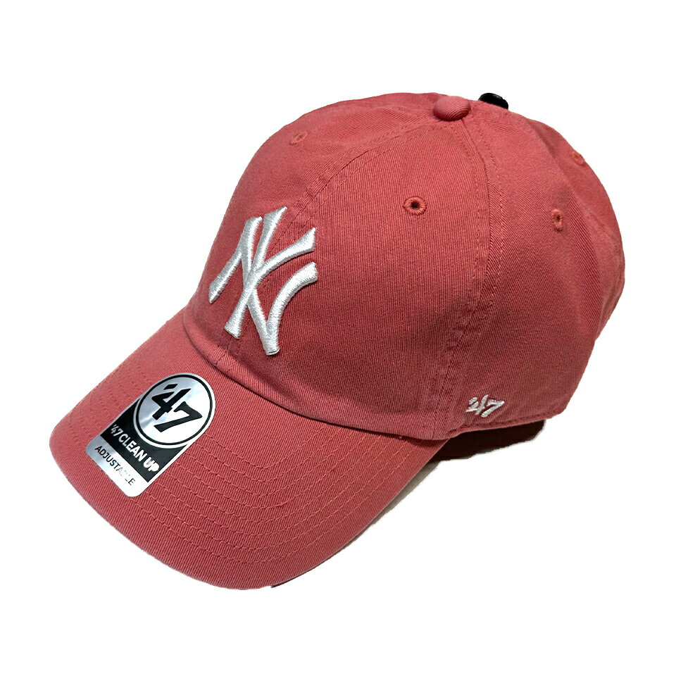 y '47 CLEAN UP Yankees / ISLAND RED z tH[eB[Zu Lbv MLB L[X bh  sN