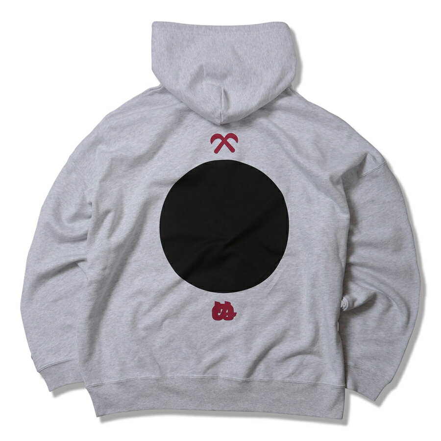 y ANIMALIA / BIG SILHOUETTE P/O HOODIE - KAMAWANU / GRAY z Aj}A XEFbg p[J[ t[fB rbOVGbg O[ D