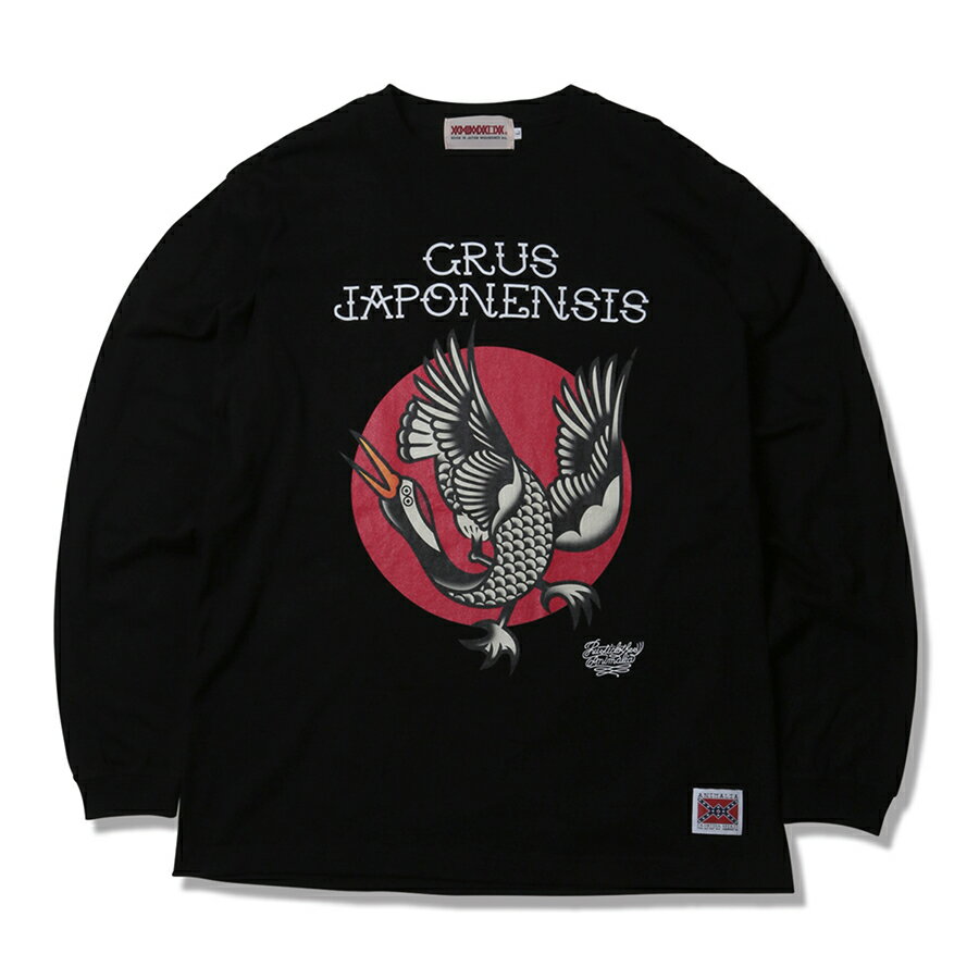 y ANIMALIA / L/S TEE - CRUS JAPONENSIS / BLACK z Aj}A  TVc ubN 