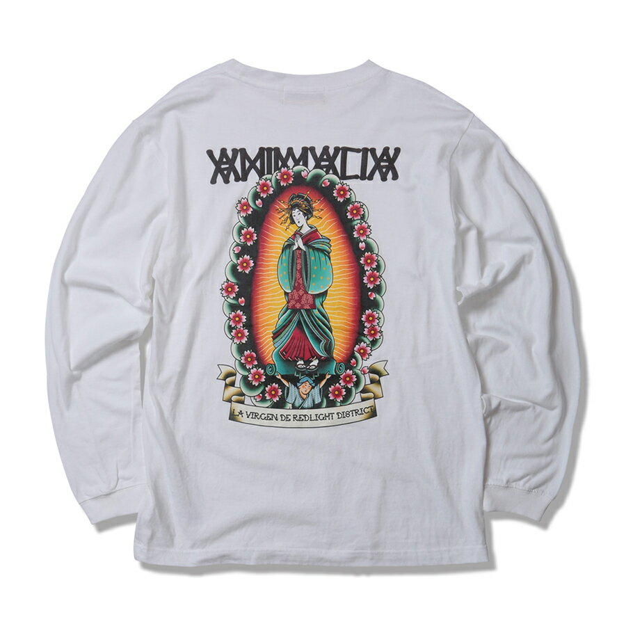 y ANIMALIA / L/S TEE - HOLY MOTHER / WHITE z Aj}A  TVc zCg 