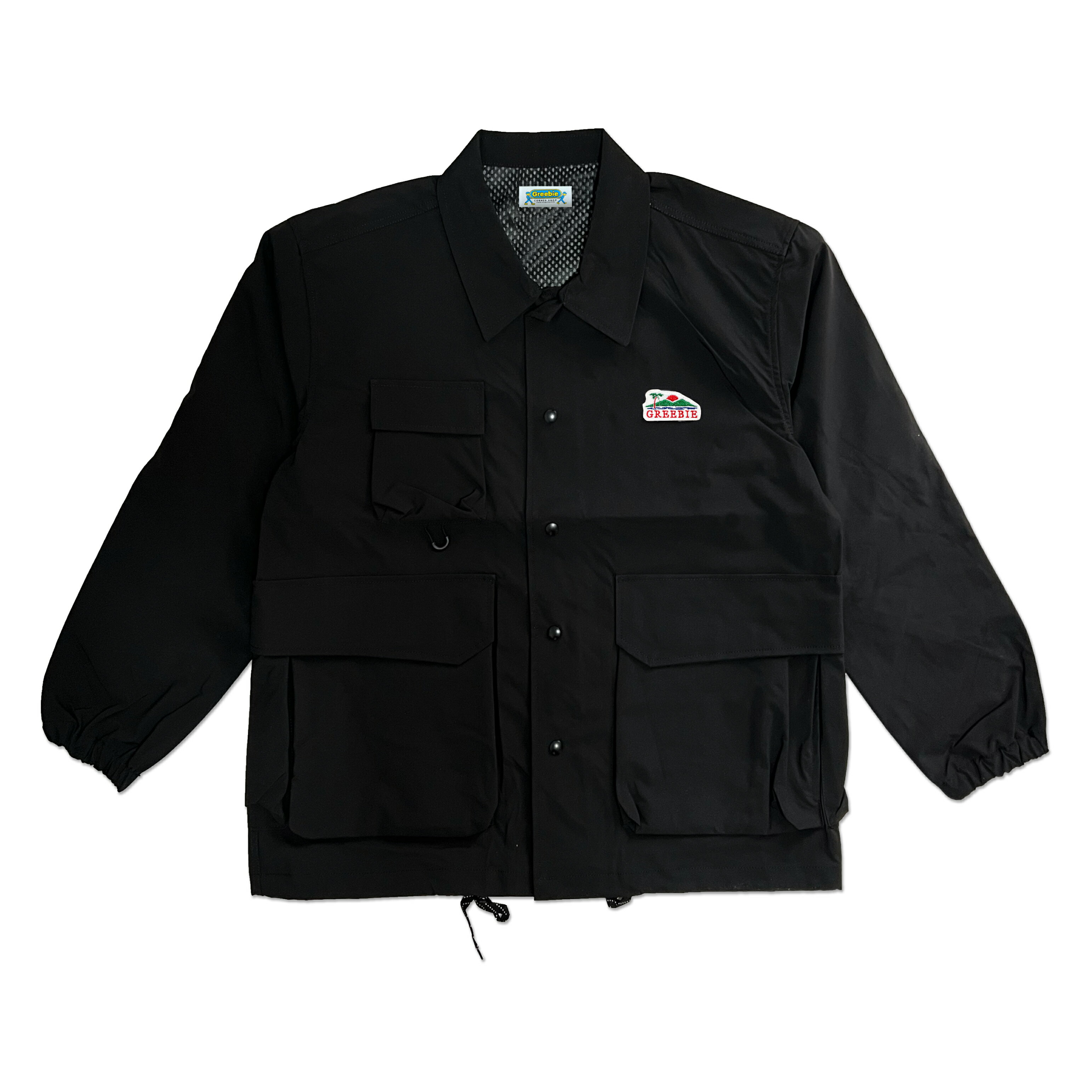 y Greebie / Multifunction Jacket / BLACK z O[r[ WPbg R[`WPbg EChu[J[ h ϐ ubN 