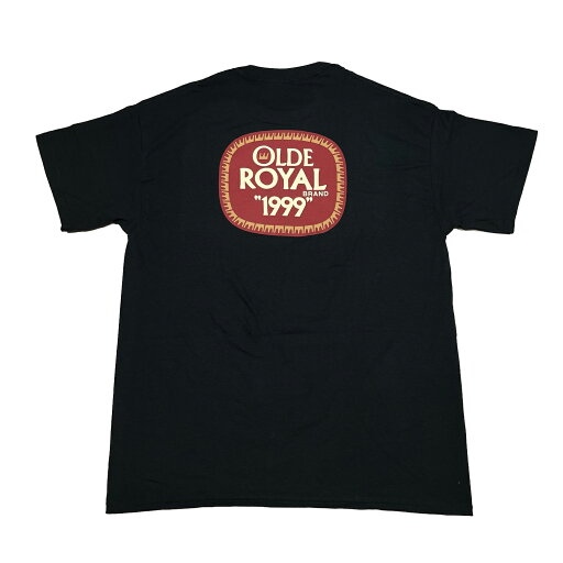 【 ROYAL / OLDE ROYAL S/S TEE / BLACK 】 ロイヤル 半袖 Tシャツ ブラック 黒 スケートボード 【 ROYAL / OLDE ROYAL S/S TEE / BLACK 】 ロイヤル 半袖 Tシャツ ブラック 黒 スケートボード
