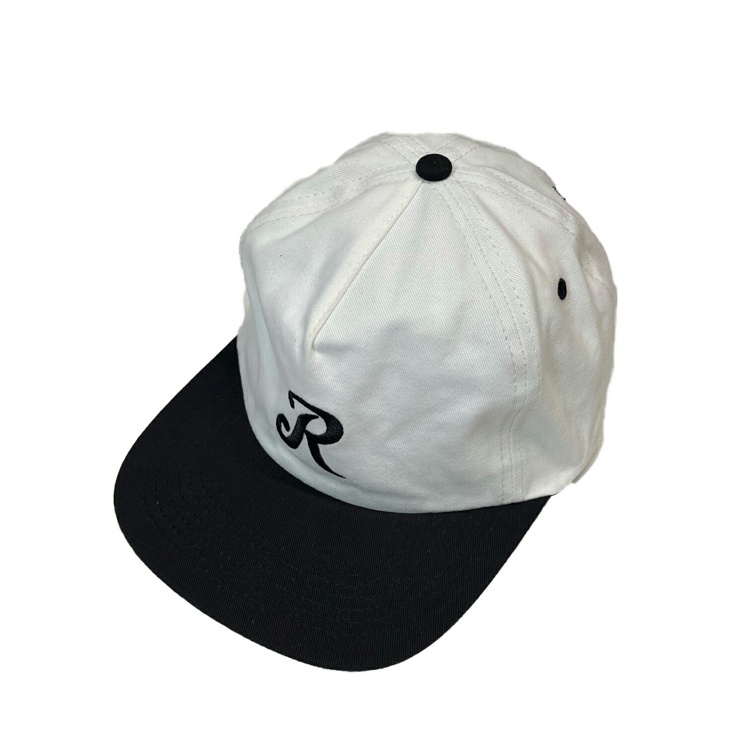 y ROYAL / R TWO-TONE SNAPBACK / WHITE ~ BLACK z C Lbv XibvobN tbgoCU[ c[g[ ubN zCg XP[g{[h