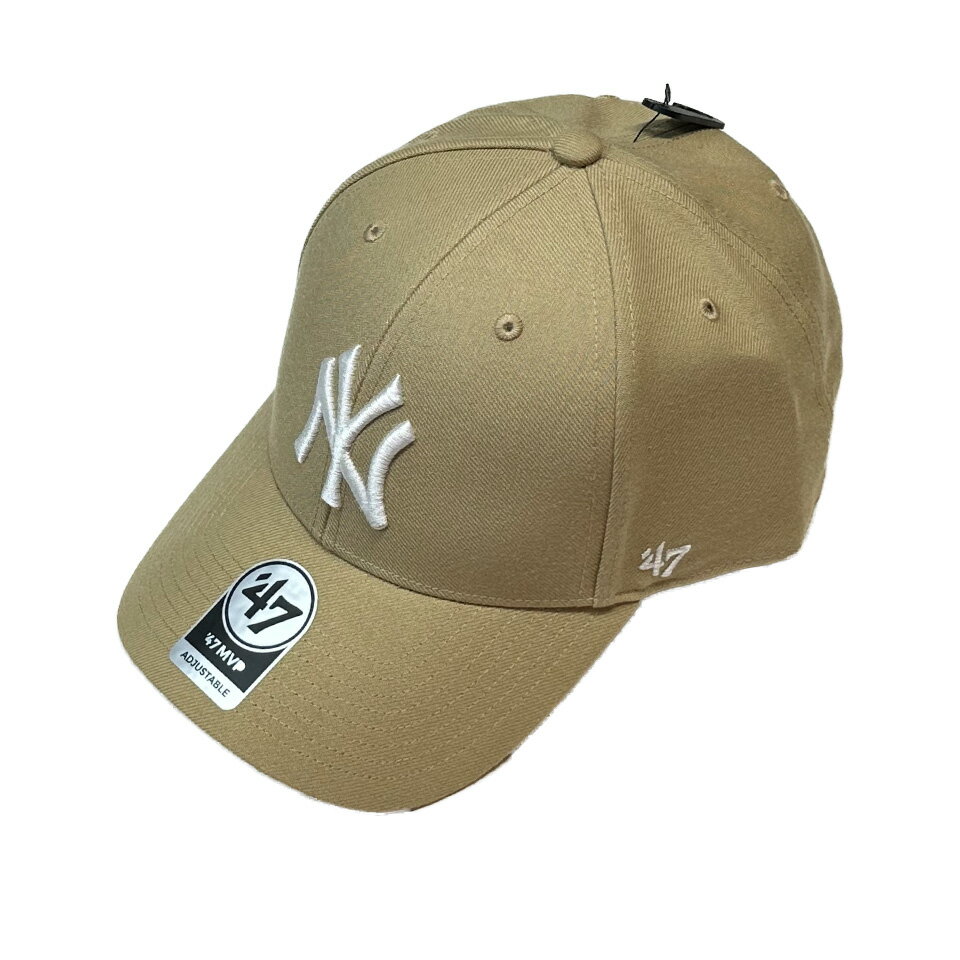 y '47 / MVP Yankees / KHAKI z tH[eB[Zu Lbv J[uoCU[ MLB L[X J[L x[W