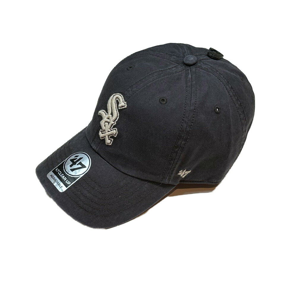 y '47 / CLEAN UP White Sox / DARK CHARCOAL z tH[eB[Zu x[X{[@Lbv MLB zCg\bNX _[N@`R[@O[