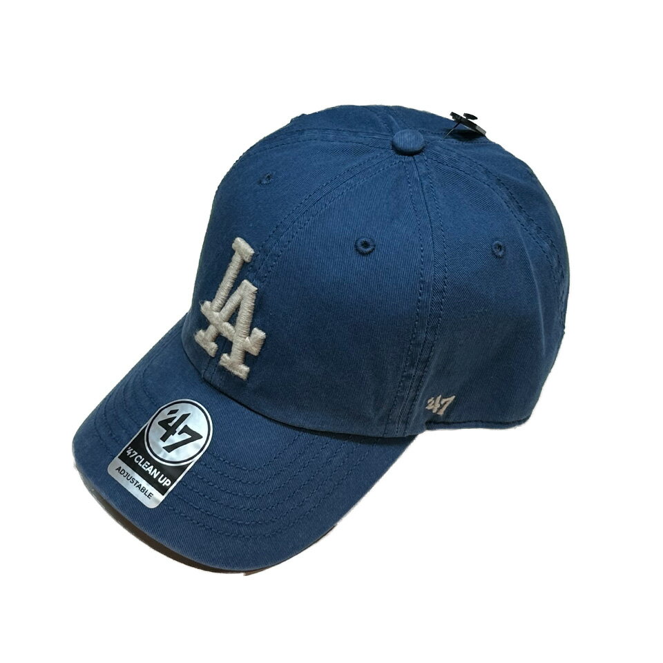 y '47 / CLEAN UP Dodgers / TIMBER BLUE z tH[eB[Zu x[X{[@Lbv MLB hW[X@eBo[ u[