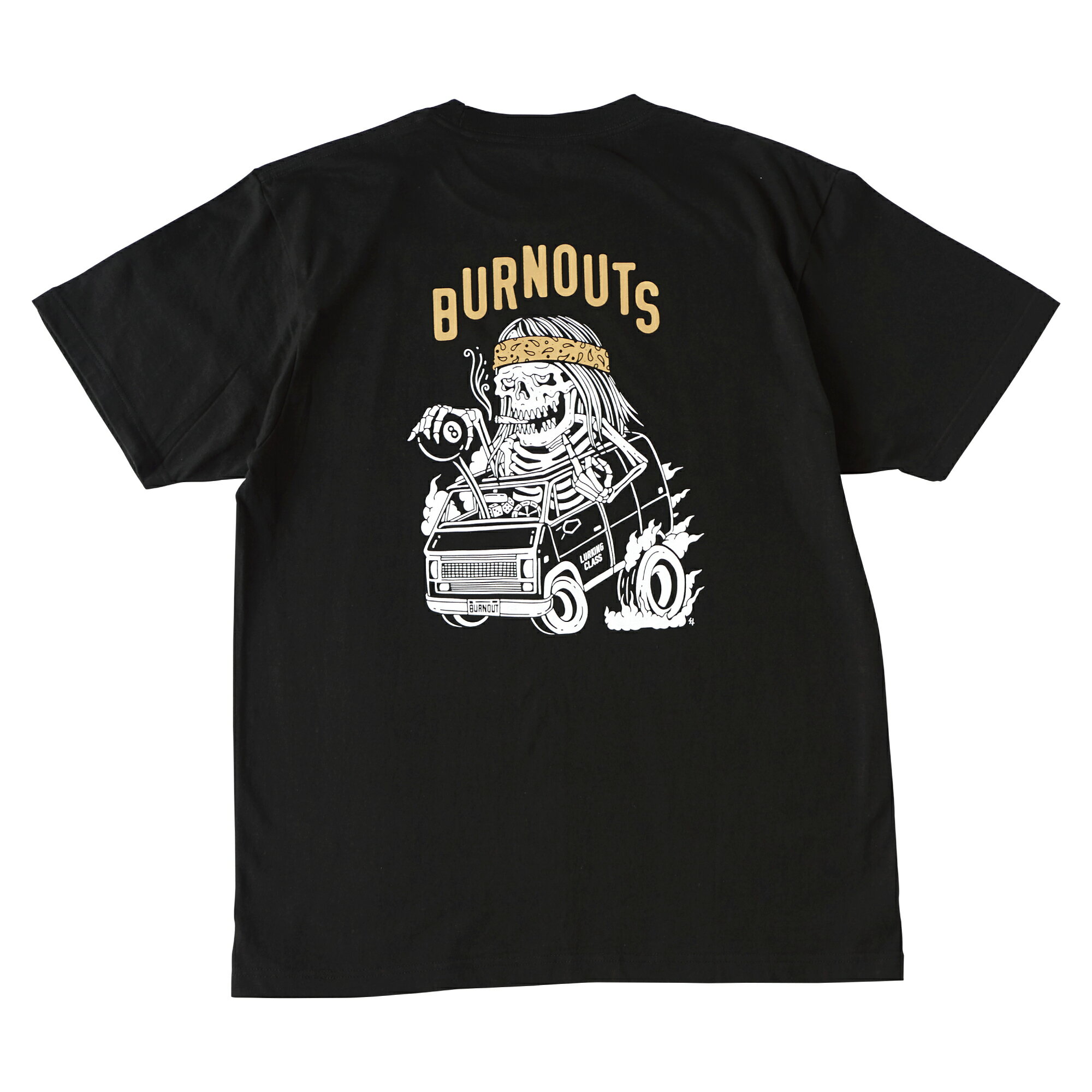 y LURKING CLASS / BURNOUTS TEE / BLACK z [LONX  TVc ubN 