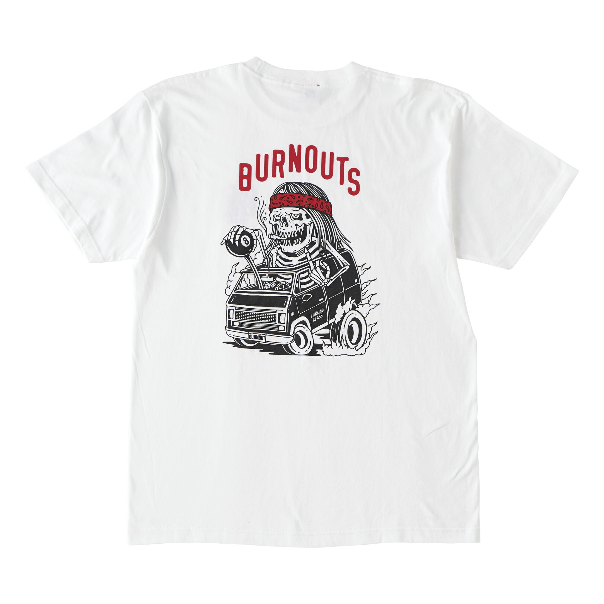 y LURKING CLASS / BURNOUTS TEE / WHITE z [LONX  TVc zCg 