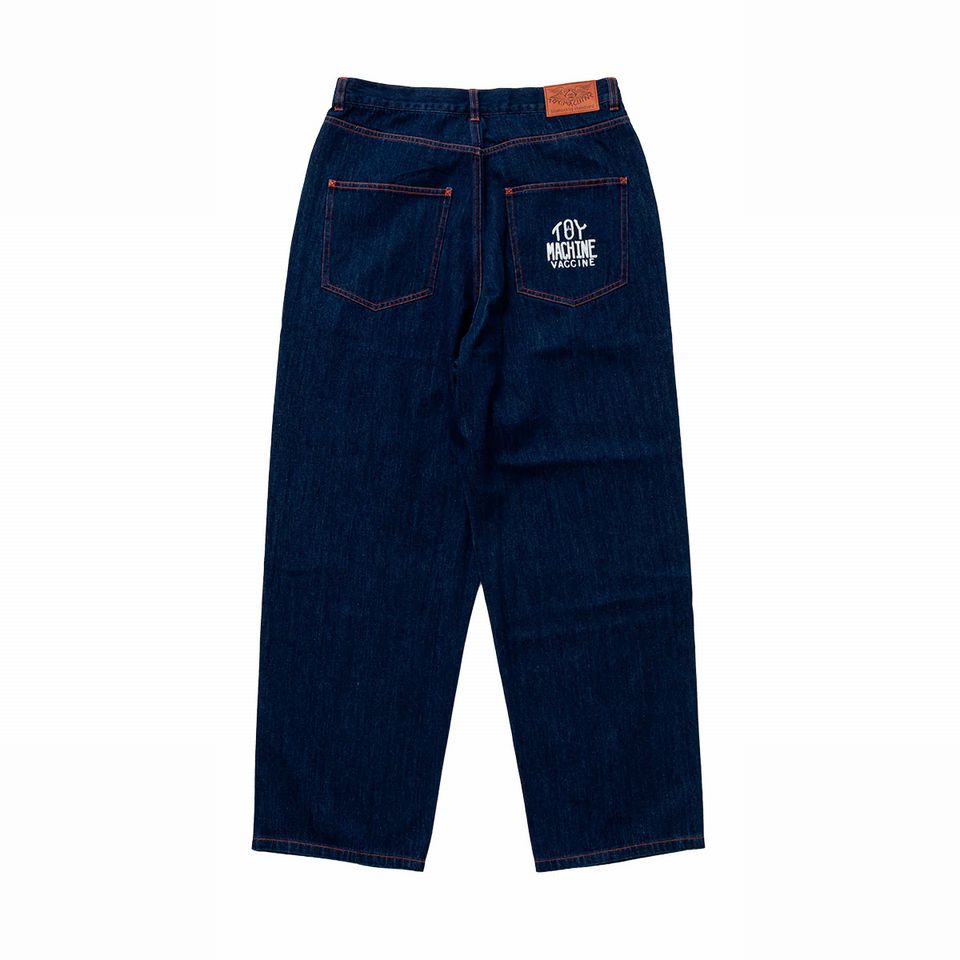 y TOYMACHINE / TOYMACHINE VACCINE DENIM PANTS / ONE WASH z gC}V[ fj pc W[p W[Y oM[ [YtBbg CfBS u[  XP[g{[h