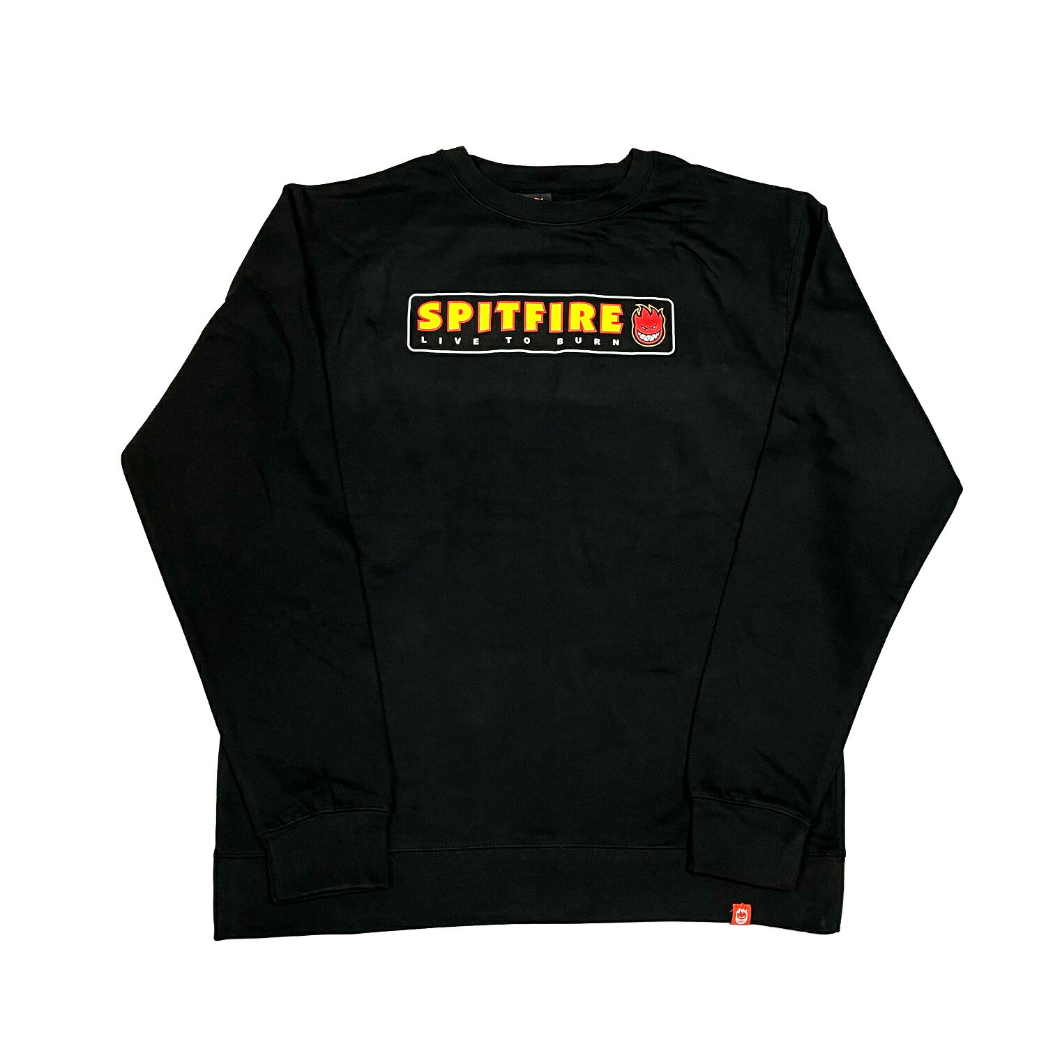 y SPITFIRE / LTB CREW SWEAT / BLACK z Xsbgt@CA Xsbgt@C[ XEFbg g[i[ N[lbN ubN  XP[g{[h