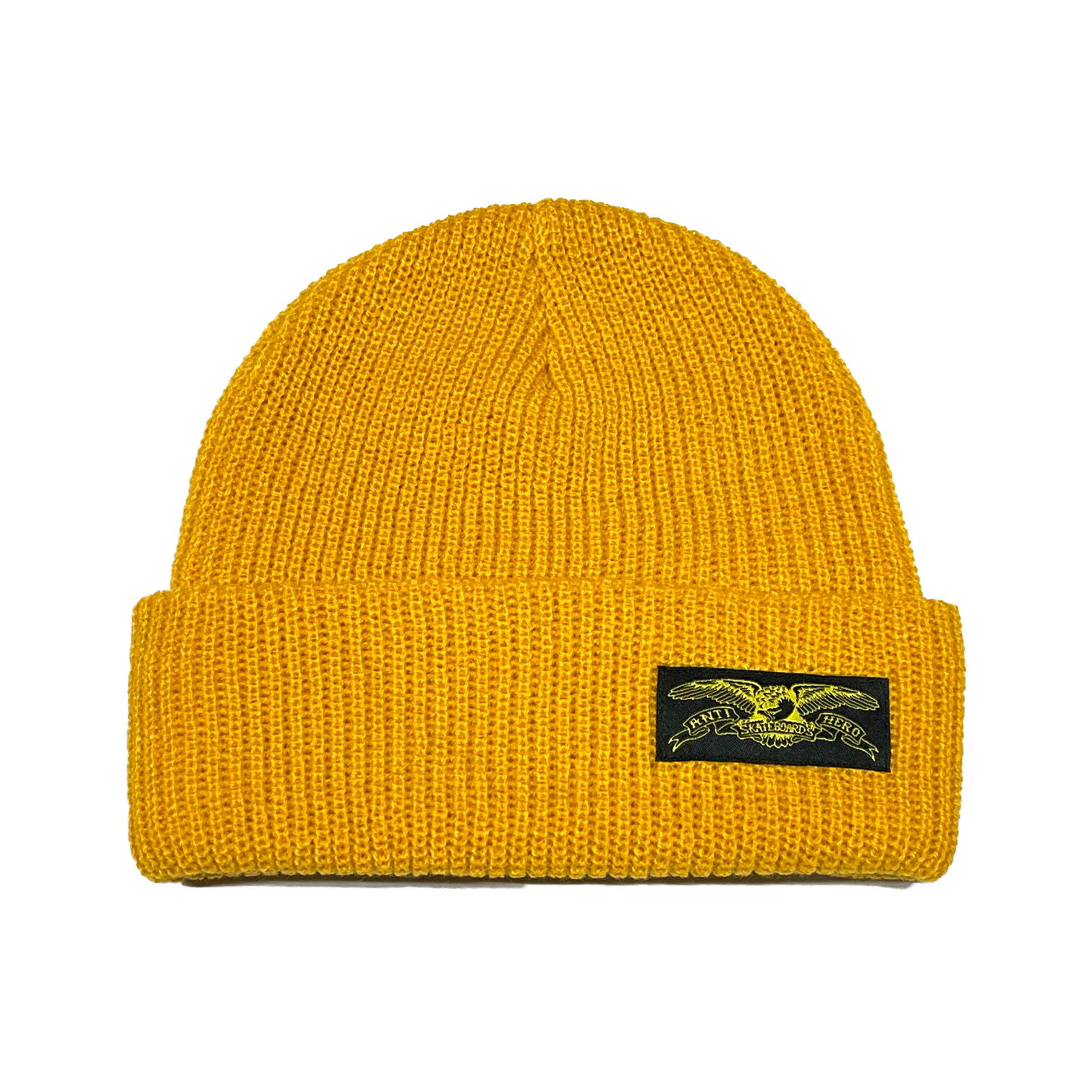 y ANTI HERO / STOCK EAGLE LABEL CUFF BEANIE / GOLD z A^Cq[[ A`q[[ jbgLbv r[j[ S[h  XP[g{[h