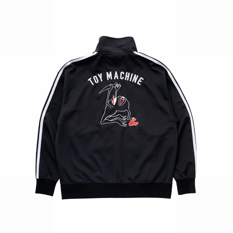 y TOYMACHINE / RITUAL SECT TRACK JACKET / BLACK z gC}V[ gC} W[W gbNWPbg WbvAbv XP[g{[h XP{[ ubN 