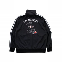 【 TOYMACHINE / RITUAL SECT TRACK JACKET / BLACK 】 トイマシーン トイマ ジャージ トラックジャケット ジップアップ スケートボード スケボー ブラック 黒