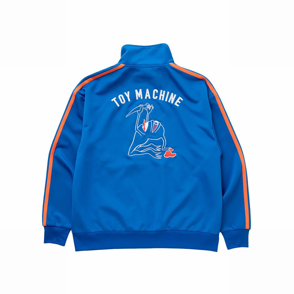 y TOYMACHINE / RITUAL SECT TRACK JACKET / BLUE z gC}V[ gC} W[W gbNWPbg WbvAbv XP[g{[h XP{[ u[ 