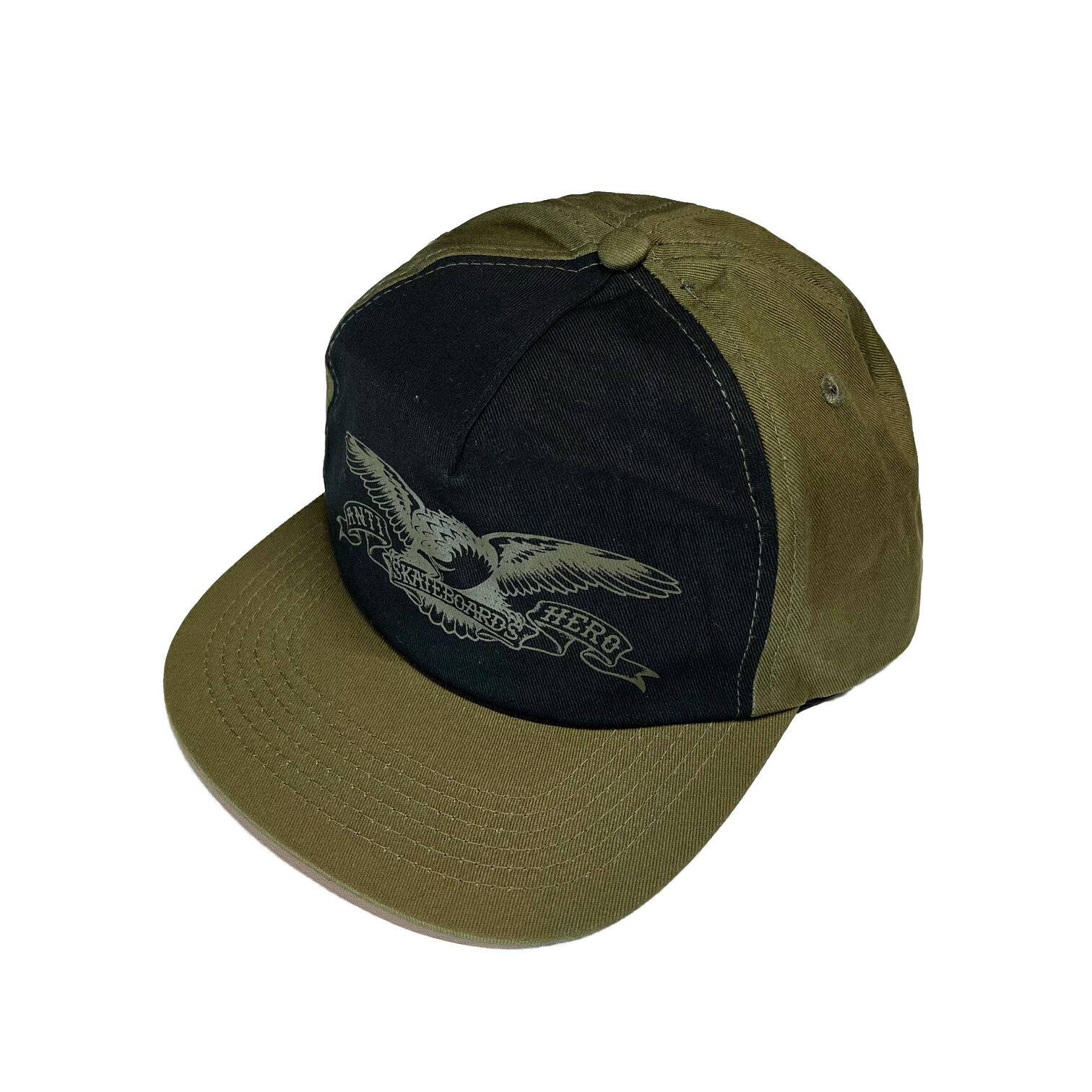 y ANTI HERO / BASIC EAGLE SNAPBACK / OLIVE ~ BLACK z A^Cq[[ A`q[[ Lbv tbgoCU[ XibvobN ubN I[u c[g[ XP[g{[h