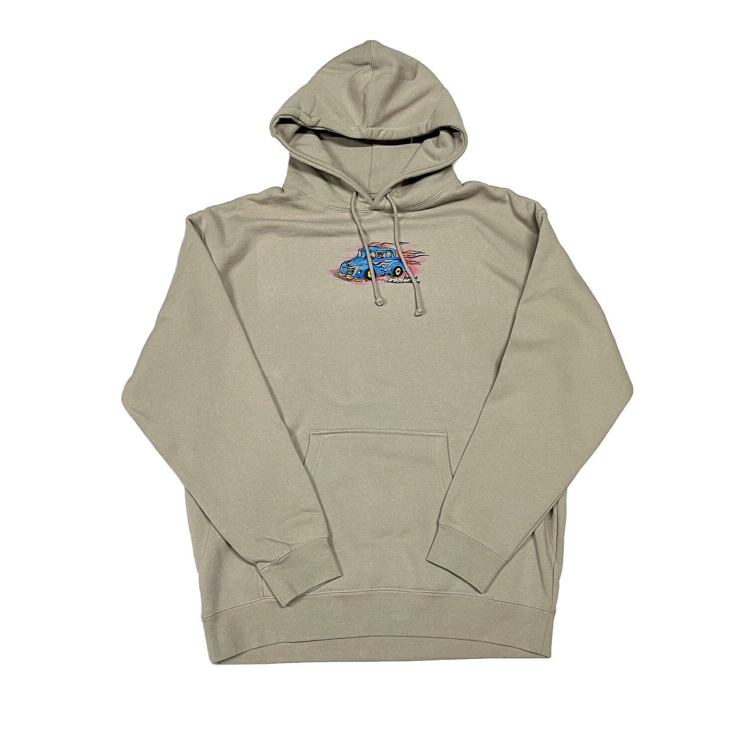 y KROOKED / ATTITUDE HOODIE / CEMENT z NLbh XEFbg p[J[ t[fB Th x[W XP[g{[h