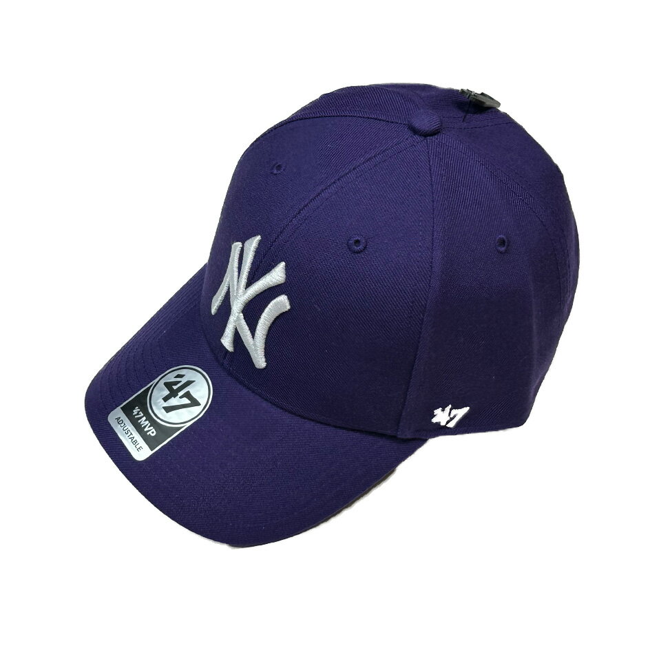 y '47 / MVP Yankees / PURPLE z tH[eB[Zu x[X{[@Lbv J[uoCU[@MLB L[X@p[v@