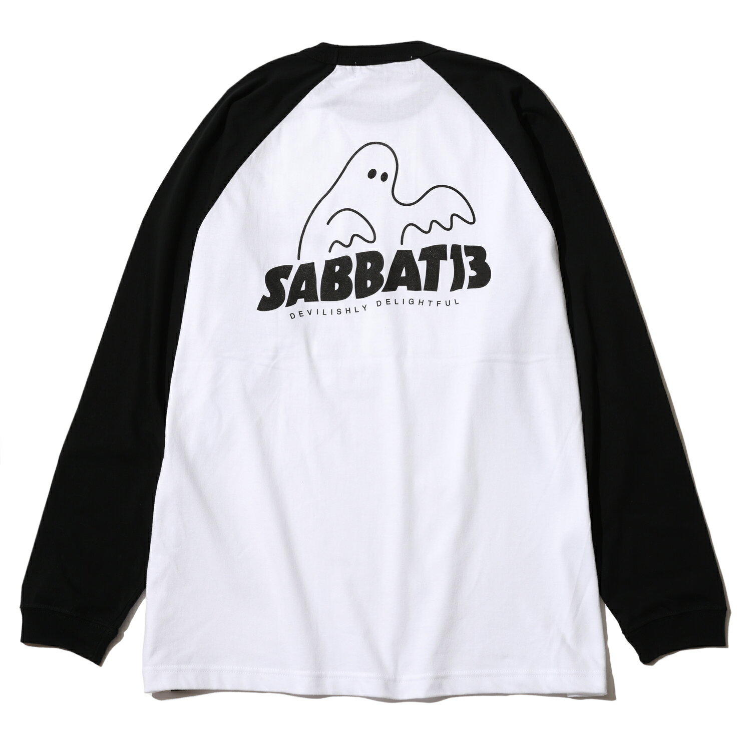 y SABBAT13 / SPOOK LOGO RAGLAN L/S TEE / BLACK z TogT[eB[ Tog13  TVc O ubN 