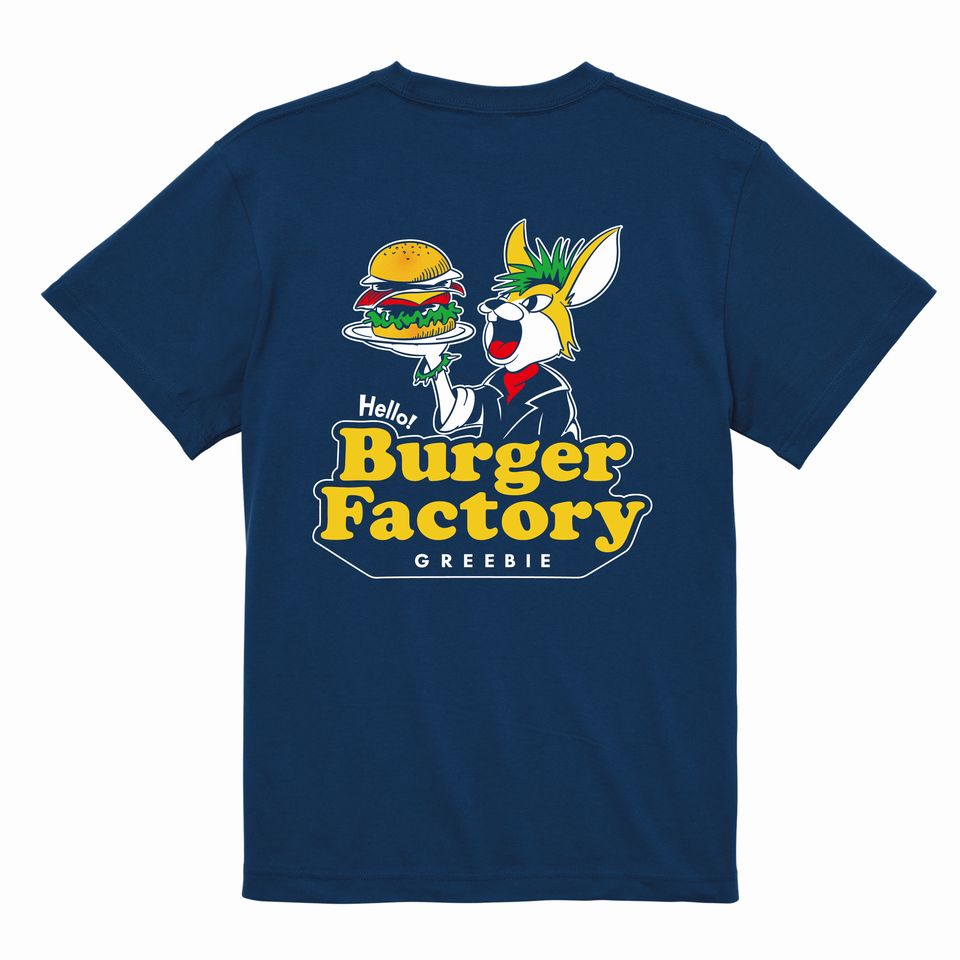 y Greebie / Burger Factory ~ Greebie S/S Tee 2 / DEEP BLUE z@O[r[@o[K[t@Ng[ no[K[ TVc  fB[v u[ lCr[   