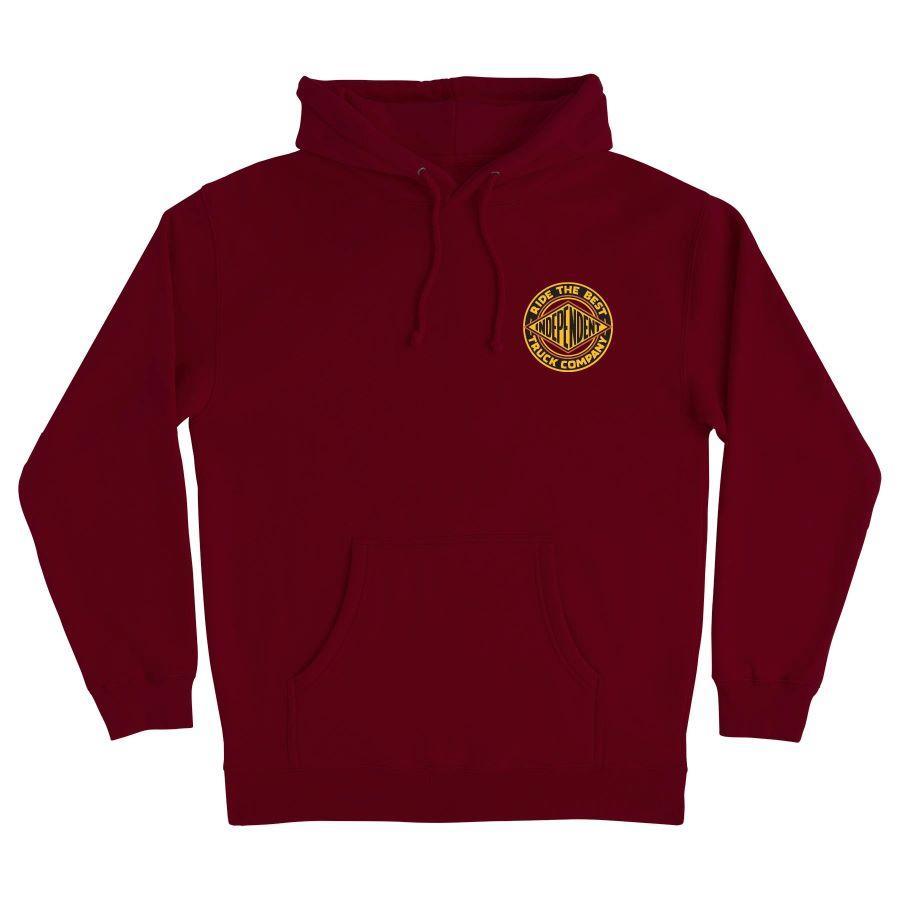 y INDEPENDENT / P/O HOOD BTG SUMMIT / MAROON z CfByfg XEFbg p[J[ t[fB }[ Cbh o[KfB XP[g{[h