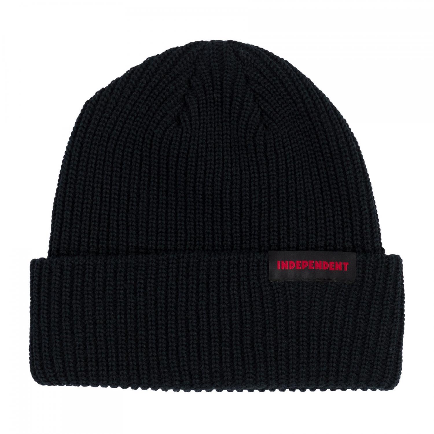 y INDEPENDENT / BEACON BEANIE / BLACK z CfByfg jbgLbv r[j[ ubN  XP[g{[h