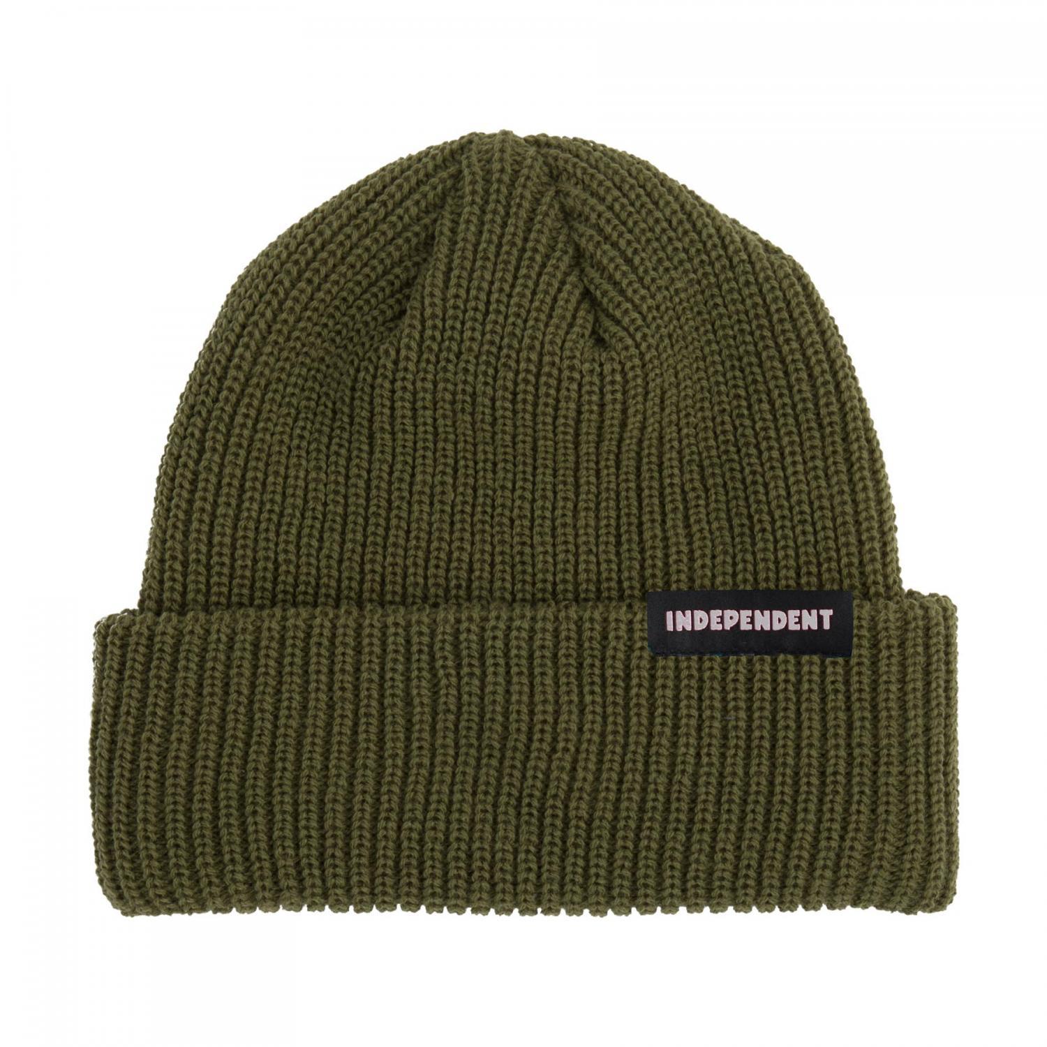 y INDEPENDENT / BEACON BEANIE / OLIVE z CfByfg jbgLbv r[j[ I[u XP[g{[h