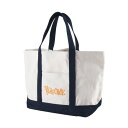 【 ROLLING CRADLE / THE RLIGCRDE CANVAS TOTE / NATURAL - NAVY 】 ローリングクレイドル ロリクレ バッグ トートバッグ キャンバス ナチュラル 生成り(4)
