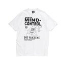 【 TOY MACHINE / MIND CONTROL SS TEE / WHITE 】 トイマシーン 半袖 Tシャツ ホワイト 白 スケートボード